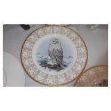 The Edward Marshall Boehm Owl Plate Collection. (8)