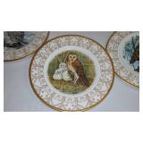 The Edward Marshall Boehm Owl Plate Collection. (8)