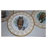 The Edward Marshall Boehm Owl Plate Collection. (8)