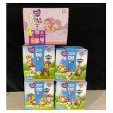 LOT OF 5 Disposable Baby Diapers