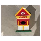 MasterPieces Officially Licensed NFL Kansas City Chiefs outdoor wood birdhouse!.