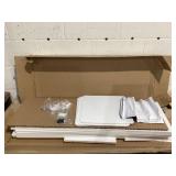 Mainstays 11" 9-Cube Storage Organizer, White