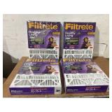 Filtrete 20x25x4 AC Furnace Air Filter, MPR 1550, MERV 12, Fits Lennox & Honeywell, Allergen, Bacteria & Virus, , Electrostatic Air Cleaning Filter, 4-Pack