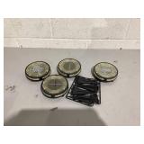 4PCS Harbor Breeze Solar LED Color-Changing Disk Lights