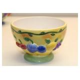 Set of 6 Sango Sangria Fruit-Design Bowls - Colorful Ceramic