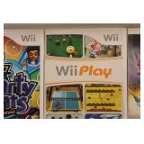 Collection of 5 Nintendo Wii Games - Smarty Pants, Wii Play, Alvin and the Chipmunks, Boom Blox, Dragon Blade