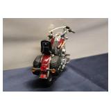 1:12 Scale Harley Davidson Motorcycle Model - Red and Black