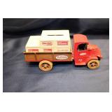 Set of 3 Vintage Toy Trucks - Texaco, True Value, McGlynn Bakeries