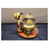 Pinocchio Themed Glass Globe Figurine by Toyland - Musical Water Globe