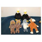 Collection of 26 Beanie Plush Toys - Various Animal Designs