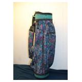 Vintage Floral Design Golf Bag - Made in the USA