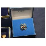 Collection of 5 Avon Vintage Jewelry Pieces - Including Rings and Brooches