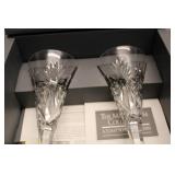 Set of 2 Unopened Waterford Crystal Millennium Toasting Glasses - A Toast to the Year 2000