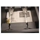 Set of 2 Unopened Waterford Crystal Millennium Toasting Glasses - A Toast to the Year 2000