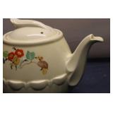 Vintage True Enterprise Aluminum Co. Drip-O-Lator Teapot - Floral Design