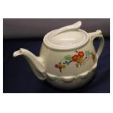 Vintage True Enterprise Aluminum Co. Drip-O-Lator Teapot - Floral Design