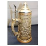 Vintage Anheuser-Busch Ceramic Beer Stein - Made in Brazil