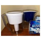 Two Brita Water Pitchers and Replacement Filters