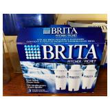 Two Brita Water Pitchers and Replacement Filters