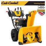 Cub Cadet 3X 26 in. 357cc Three-Stage Electric Start Gas Snow Blower with Steel Chute, Power Steering and Heated Grips  Customer Returns See Pictures