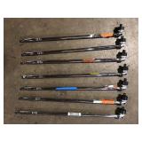 Lot of 1/2 in. Drive 24 in. Ratcheting Breaker Bar  Customer Returns See Pictures