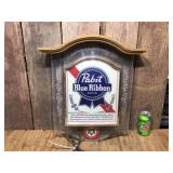 Vintage Pabst Blue Ribbon Lighted Sign