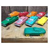 Group Vintage Auburn Rubber Co. Car Collection - 14 Cars!