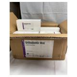 MSRP $300 = 1 Case (20 boxes with 50 packs Per Box) NEW PureLife Orthodontic Wax - Unscented