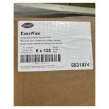 WOW MSRP $3500 = 25 Cases (6 each per case) NEW Diversey 5831874 125-Pack EasyWipe Disposable Wiping System Refill