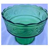 Vintage Green Glass Collection