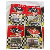 #3 Collection of 20 Racing Champions Inc. Stock Car Nascar with Collectors Card and Display Stands