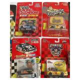 #4 Collection of 15 Racing Champions Inc. Stock Car Nascar with Collectors Card and Display Stands, Hot Wheels Pro Racing, Official Pit Row, Winners Circle, Racing Action Platinum Series, Matchbox