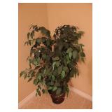 Home Accents Lighted Faux Greenery Plant Tree in Pot…