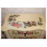 Vintage Victorian Home Accents Hand-Painted Storage Chest of Drawers...