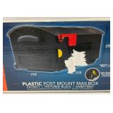 Gibraltar Plastic Post Mount Mailbox (NIB)