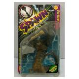 Todd Toys & Mcfarlanes SPAWN Action Figures (NIB) Cards Beat Up A Little 1= Yellowing In Plastic Bubble