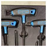 Set Of Eight ICON Hex Wrench Metric Great Condition