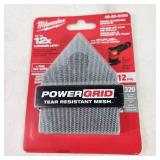 Lot Of Two New Milwaukee Items 3" Metal Cut-Off 49-94-3000 And Power Grid Tear Resistant Mesh 48-80-5320