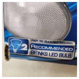 New Open Box Brinks Flood Security Light Bronze 7100B Easy To Install