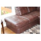 Sectional Brown Sofa - Comfortable and Spacious