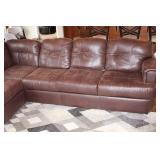 Sectional Brown Sofa - Comfortable and Spacious