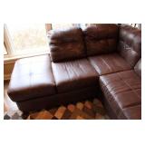 Sectional Brown Sofa - Comfortable and Spacious