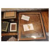 Collection of 10 Picture Frames and Decorative Hanging Frame