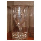 Collection of 7 Elegant Glass Vases