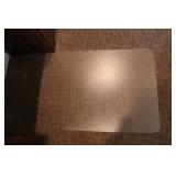 Clear Plastic Desk Chair Mat - 48" x 30"