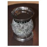 Electric Wax Melter - Decorative Crackled Glass Design