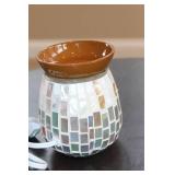 Mosaic Pattern Electric Wax Warmer with Bulbs