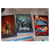 Large Collection of 20 DVDs and Blu-Rays Including Disney and Action Movies