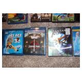 Large Collection of 20 DVDs and Blu-Rays Including Disney and Action Movies