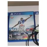 Lot of 5 PS4 Games with Blue Controller - Including Call of Duty, Madden, and More